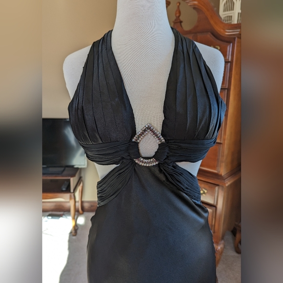 Black Prom Dress Size M - Picture 3 of 9